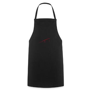 Coupe sanglante - Tablier de cuisine - noir - Devant - AI Model Male 185 dark (185cm)