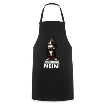 Avant de demander Mountain Dog de Bernois, Mountain Dogs - Tablier de cuisine - noir - Devant - AI Model Male 185 dark (185cm)