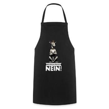 Avant que vous ne demandiez No Podencos Podencos Podencohund - Tablier de cuisine - noir - Devant - AI Model Male 185 dark (185cm)