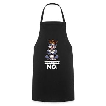 Before You Ask American Bully Bully Pit Bullys - Cooking Apron - black - Front - AI Model Male 185 dark (185cm)