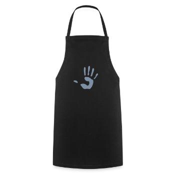 tribal main - Tablier de cuisine - noir - Devant - AI Model Male 185 dark (185cm)
