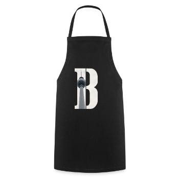 B erlin - Tablier de cuisine - noir - Devant - AI Model Male 185 dark (185cm)