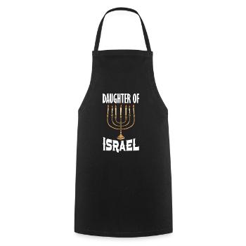 Jewish Candlebrum Menorah Hanukkah Jude Religion - Kochschürze - Schwarz - Vorne - AI Model Male 185 dark (185cm)