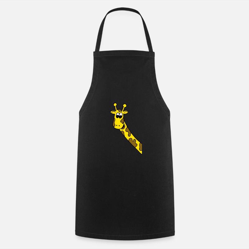 giraffe - Cooking Apron - black