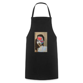 Lola Head Rare Design Hoodie Tshirt - Kochschürze - Schwarz - Vorne - AI Model Male 185 dark (185cm)