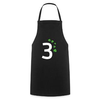 3 - Tablier de cuisine - noir - Devant - AI Model Male 185 dark (185cm)