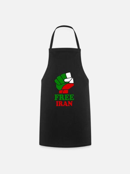 Free iran - Kochschürze - Schwarz