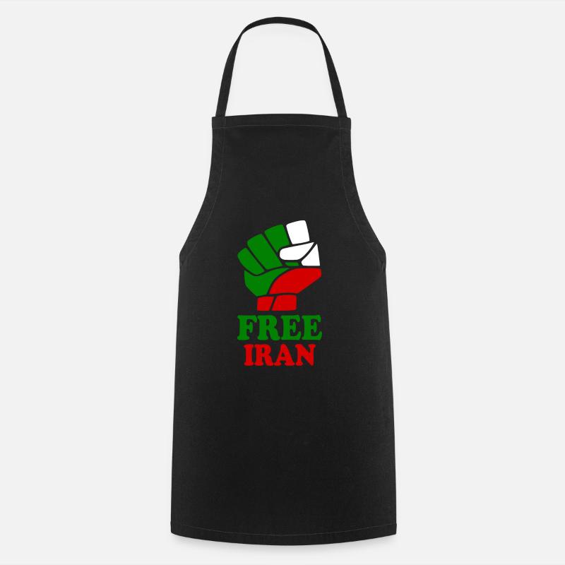 Free iran - Kochschürze - Schwarz