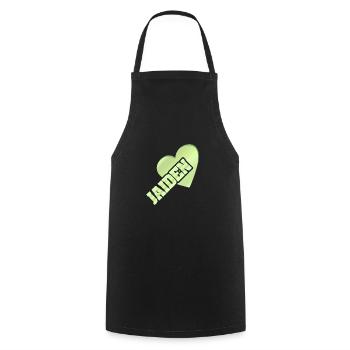 Gold Jaids - Cooking Apron - black - Front - AI Model Male 185 dark (185cm)