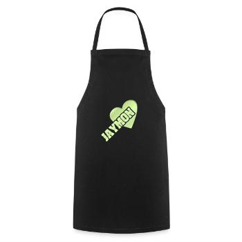 Jaymon comme l’or - Tablier de cuisine - noir - Devant - AI Model Male 185 dark (185cm)
