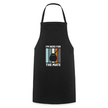 Mate Saying Amérique latine Sud-Américain Yerba - Tablier de cuisine - noir - Devant - AI Model Male 185 dark (185cm)