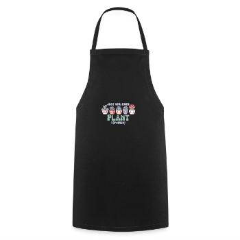 Funny Plant Saying Plant Kawaii Succulent - Cooking Apron - black - Front - AI Model Male 185 dark (185cm)