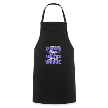 Axolotl Amphibians Salamanders cute axolotl - Cooking Apron - black - Front - AI Model Male 185 dark (185cm)