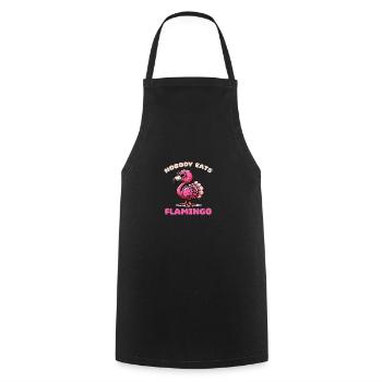 Thanksgiving Truthahn mix Flamingo Nobody Eats - Kochschürze - Schwarz - Vorne - AI Model Male 185 dark (185cm)