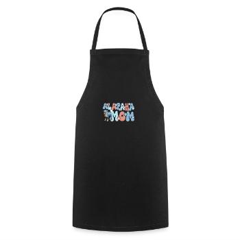 Alapaha Blue Blood Bulldog Groovy Alapaha Mom - Cooking Apron - black - Front - AI Model Male 185 dark (185cm)