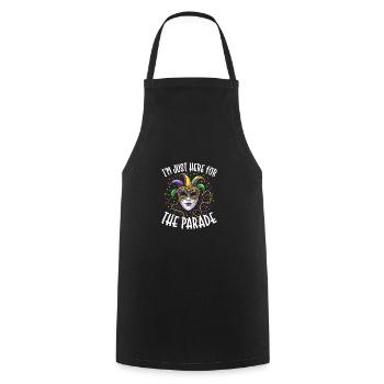 I'm only here for the parade carnivals - Cooking Apron - black - Front - AI Model Male 185 dark (185cm)