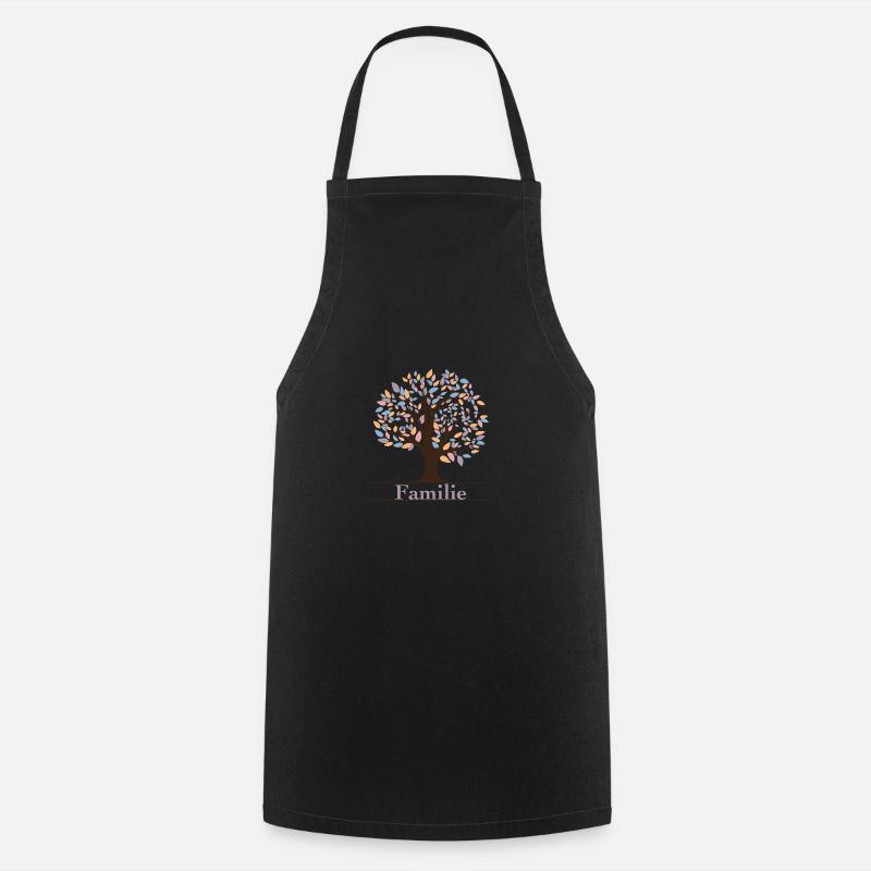 Arbre généalogique - Tablier de cuisine - noir