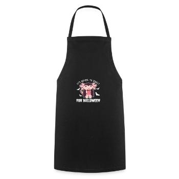 Axolotl il n’est jamais trop tôt pour Halloween vampire - Tablier de cuisine - noir - Devant - AI Model Male 185 dark (185cm)