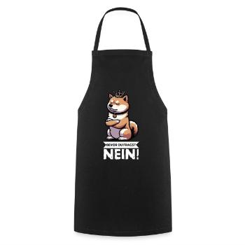 Before You Ask Shiba Inu Shiba Owner Shiba Inus - Cooking Apron - black - Front - AI Model Male 185 dark (185cm)