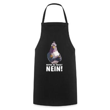 Pigeon Dove Bird Pigeon Breeder Before You Ask - Cooking Apron - black - Front - AI Model Male 185 dark (185cm)