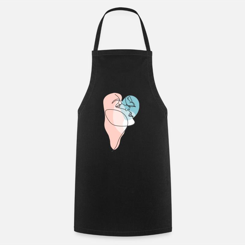 Women's Butterfly Line - Cooking Apron - black