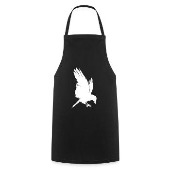 Crow Halloween - Tablier de cuisine - noir - Devant - AI Model Male 185 dark (185cm)