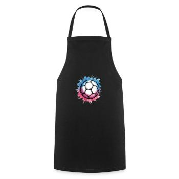 handball geschenkideen - handbälle - Kochschürze - Schwarz - Vorne - AI Model Male 185 dark (185cm)