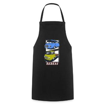 barkas B1000 Plate-forme de bus - Tablier de cuisine - noir - Devant - AI Model Male 185 dark (185cm)