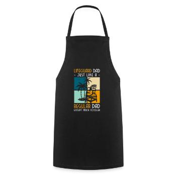 Swimming pool Outdoor pool Sea Swimming instructor - Cooking Apron - black - Front - AI Model Male 185 dark (185cm)