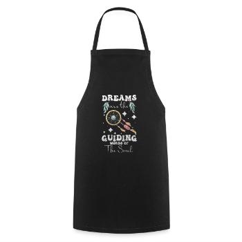 Capteurs de rêves Icônes de souhaits - Tablier de cuisine - noir - Devant - AI Model Male 185 dark (185cm)