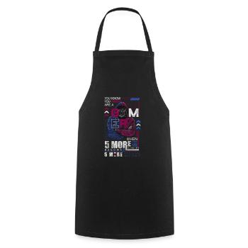 Manette de jeu Gaming Nerd - Tablier de cuisine - noir - Devant - AI Model Male 185 dark (185cm)