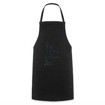 Football Football Jeu Football Femmes Football Spie - Tablier de cuisine - noir - Devant - AI Model Male 185 dark (185cm)