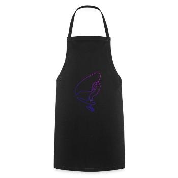 wingsurf foilwing women wingsurfing men - Cooking Apron - black - Front - AI Model Male 185 dark (185cm)