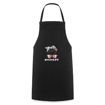 Hobbygärtnerin Momlife Pflanzen Blumen Garten - Kochschürze - Schwarz - Vorne - AI Model Male 185 dark (185cm)