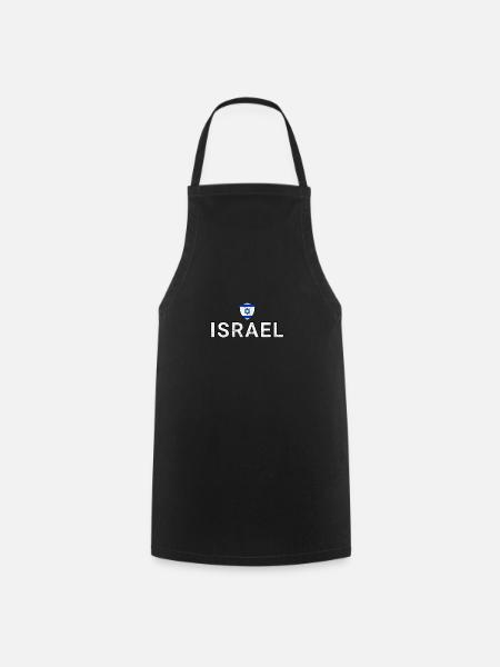 Israël - Tablier de cuisine - noir
