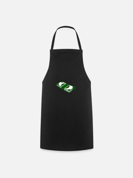 Small stack of money - Cooking Apron - black