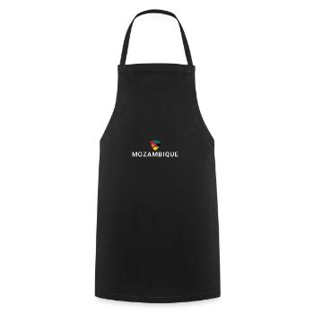 Mozambique - Cooking Apron - black - Front - AI Model Male 185 dark (185cm)