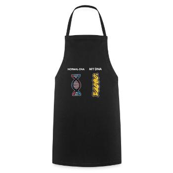 Pasta - Kochschürze - Schwarz - Vorne - AI Model Male 185 dark (185cm)