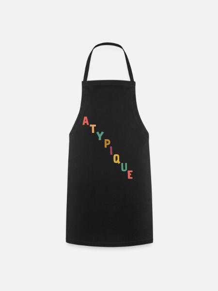 Atypique - Tablier de cuisine - noir