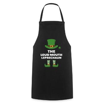Le lutin à grande gueule - Tablier de cuisine - noir - Devant - AI Model Male 185 dark (185cm)