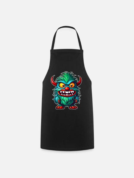 Ugly Monster - Kochschürze - Schwarz