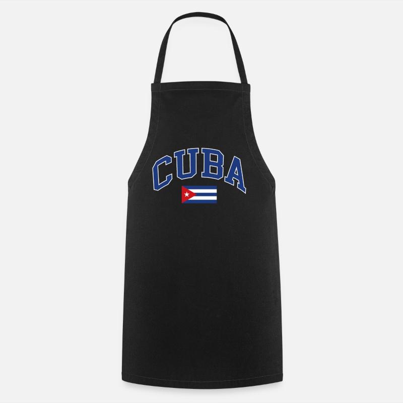 Cuba - Cooking Apron - black