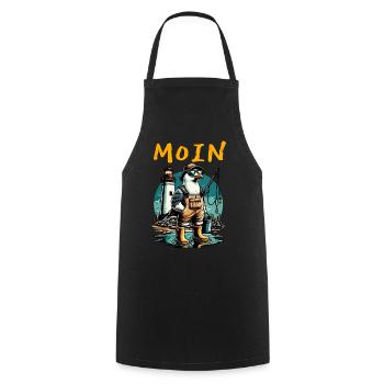 MOIN - Kochschürze - Schwarz - Vorne - AI Model Male 185 dark (185cm)