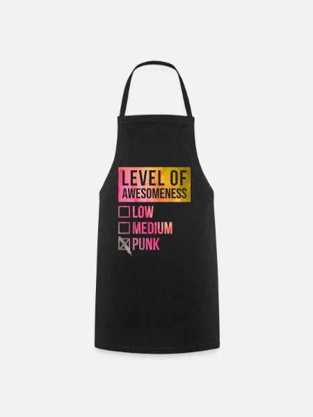 Punk Punk Punk - Kochschürze - Schwarz