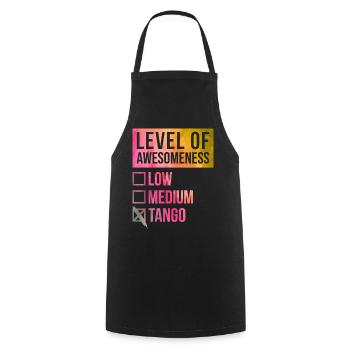 tango - Tablier de cuisine - noir - Devant - AI Model Male 185 dark (185cm)