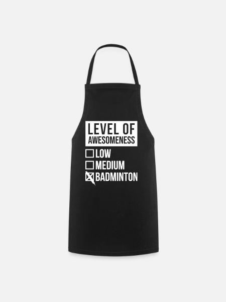 Badminton Badminton Badminton - Tablier de cuisine - noir