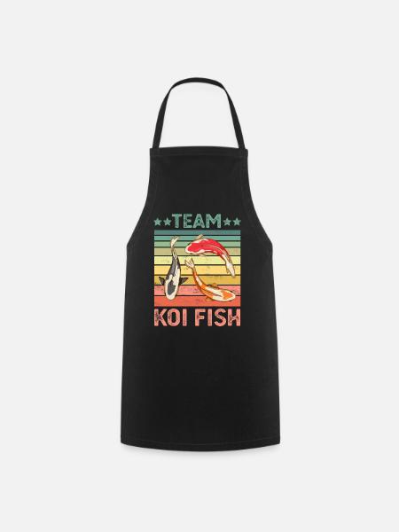 Koi Fische - Kochschürze - Schwarz