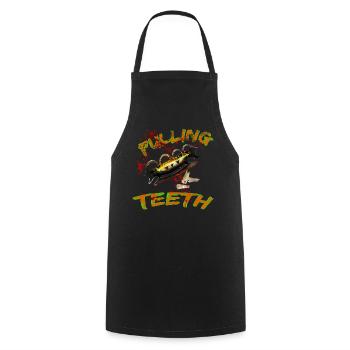Fée des dents Nouveau - Tablier de cuisine - noir - Devant - AI Model Male 185 dark (185cm)