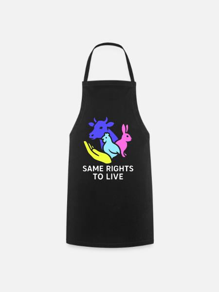 same rights to live - Cooking Apron - black