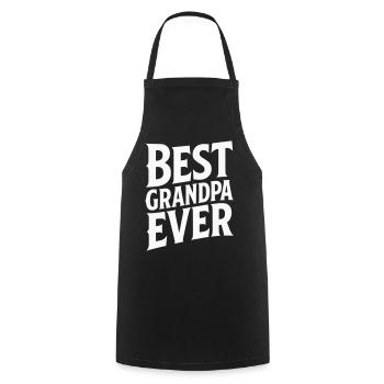 Meilleur graphique de faute de frappe de grand-père jamais réalisé - Tablier de cuisine - noir - Devant - AI Model Male 185 dark (185cm)